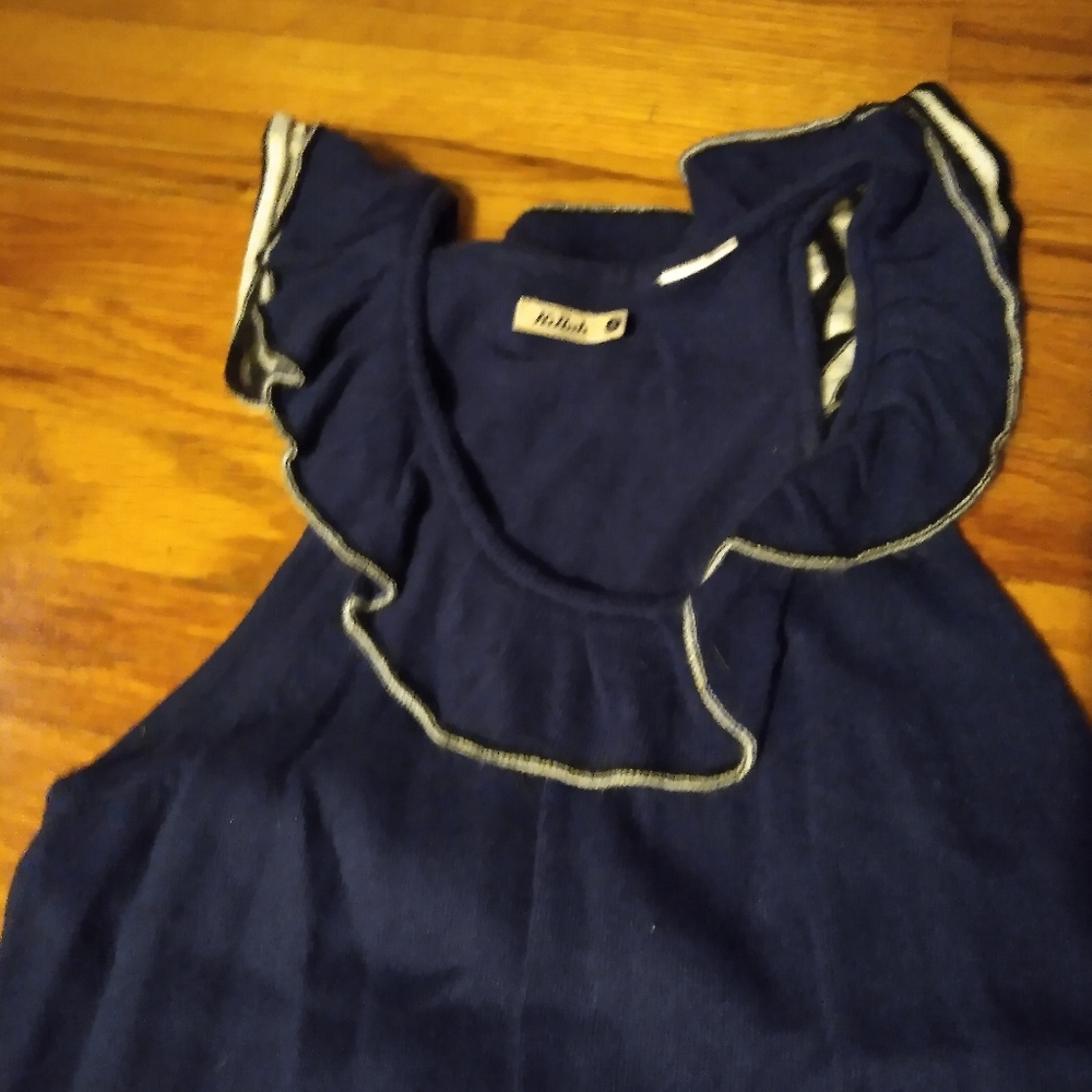 Killah frilled navy dress